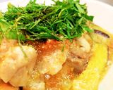 レンジで簡単！鶏肉とナスの梅風味蒸し作り方5写真