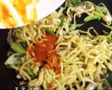簡単♪汁なし担々麺風焼きそば作り方2写真