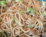 誰でも簡単☆定食屋の焼きうどん作り方4写真