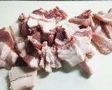 【調味料２つ】豚バラブロックのスタミナ丼作り方2写真