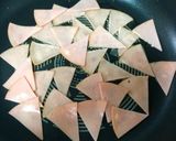 ほうれん草とハム、卵の炒め物♫作り方4写真