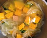 パンプキンスープ(ポタージュ)冷製でも♪作り方3写真