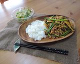 豚とニンニクの芽の中華炒め【麻辣肉絲】作り方6写真