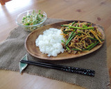 豚とニンニクの芽の中華炒め【麻辣肉絲】作り方6写真