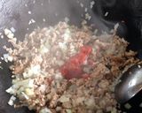 簡単‼︎ 玉ねぎとひき肉の麻婆豆腐作り方6写真