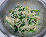 もやしとほうれん草の味噌だれあえ作り方4写真