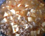 簡単‼︎ 玉ねぎとひき肉の麻婆豆腐作り方10写真