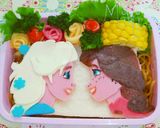 アナと雪の女王 エルサ キャラ弁作り方7写真
