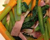 小松菜de中華風野菜炒め作り方5写真
