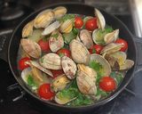 スープも絶品*あさりとトマトの白ワイン蒸作り方14写真