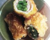 アスパラ肉まきフライ添えカレー作り方2写真
