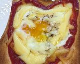 朝ごはん 半熟卵パン作り方7写真