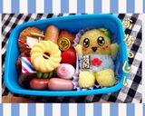ふなっしーキャラ弁♡作り方4写真