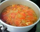 意外な組み合わせ？！トマトのお味噌汁♪作り方3写真