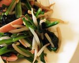 萎びたほうれん草で☆オイスター炒め作り方4写真