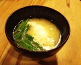 にら玉味噌汁作り方3写真