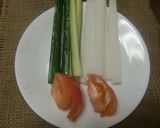 ☆もろみにんにく焼肉のたれでディップ♪作り方1写真