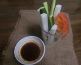 ☆もろみにんにく焼肉のたれでディップ♪作り方4写真