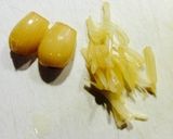 甘酢らっきょうチーズトースト作り方1写真