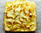 甘酢らっきょうチーズトースト作り方5写真