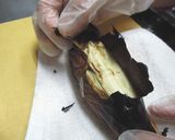 板場の賄♪怪味ソースで楽しむ焼き茄子。作り方3写真