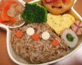 カレーパンマン弁当（キャラ弁）作り方4写真