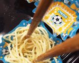 パスタの余りでひと口サイズの鳥の巣カップ作り方3写真