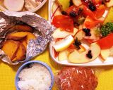 プチッと鍋と☆スライス果物のお弁当作り方8写真