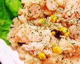 炊飯器＊サーモンきのこコーン＊簡単ピラフ作り方5写真