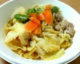 レンジで簡単❗野菜と豆腐の卵かけ甘煮作り方3写真