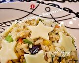小松菜のパラパラチャーハンwithチーズ作り方7写真