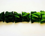 ほうれん草とエビのバタぽん卵とじ！作り方1写真