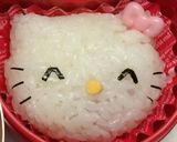 茶そば弁当♡ニコニコキティおにぎり付き作り方1写真