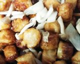 揚げ焼売のチリマヨ炒め作り方7写真
