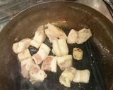 味噌ダレ豚バラのサイコロステーキ♪作り方2写真