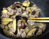 ウェイパーで簡単　豚肉と茄子の中華炒め　作り方4写真