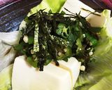 混ぜるだけ！オクラととろろ昆布の冷奴作り方4写真