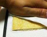 節約～油揚げで包み焼き～作り方3写真