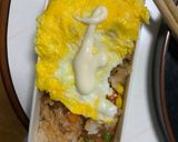 レンジ簡単オイきな粉梅味オムライス弁当作り方13写真