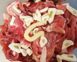 チンゲン菜と豚肉の中華風作り方2写真