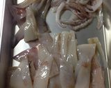 イカの彩りレモン炒め作り方3写真