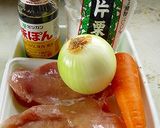 ポン酢で簡単　鶏南蛮作り方1写真