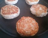 ふわふわ♡玉ねぎ入り♡お豆腐つくねバーグ作り方4写真