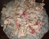 チンゲン菜と豚バラオイスター炒め作り方2写真