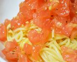 ＊冷製パスタ トマトソースのカッペリーニ作り方4写真