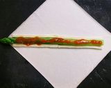 アスパラとチータラのイタリアン焼き春巻き作り方2写真