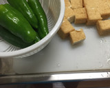 甘長唐辛子と厚揚げの煮物作り方1写真