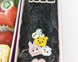 【キャラ弁】デコふりで色つき薄焼き卵作り方6写真