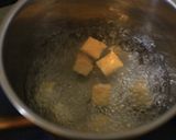 天然だしパックで作る 青梗菜の味噌汁作り方3写真