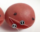 ✿小梅の「うめ子」作り方1写真